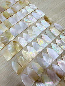 Plaques de nacre naturelle de qualité supérieure, blanc, jaune, noir, en gros, matériau d'incrustation MOP, haute brillance, origine Vietnam - Product Image 5