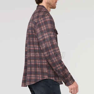 Style de vêtements streetwear décontractés modernes, chemise en flanelle à boutons, look à carreaux, pour le travail, les voyages et les loisirs - Product Image 3
