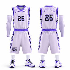Camiseta de Baloncesto Reversible Personalizada, de Doble Cara, con Logotipo/Nombre/Número Personalizados, Uniforme de Equipo Transpirable de Poliéster - Product Image 5
