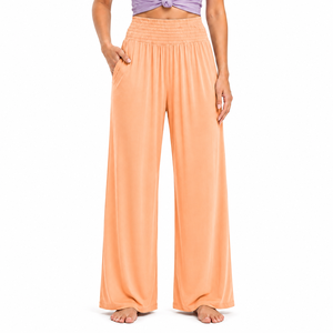 Pantalon à jambes larges pour femmes, taille haute, coupe ample, décontracté, confortable, à jambes droites, vêtements de travail, streetwear - Product Image 1