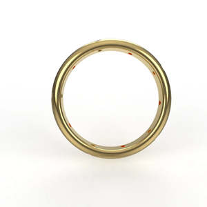 92.5 Sterling Silver Gold Plated Unisex Challa <b>Ring</b> Band 17 reviews - Product Image 2