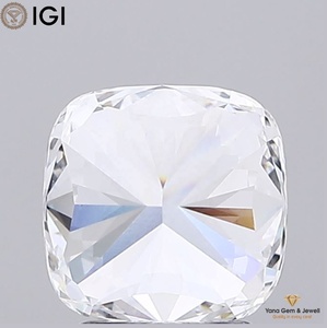 ใบรับรอง IGI เพชร CVD ผลิตในห้องปฏิบัติการ น้ำหนัก 2.50 กะรัต สี D ความสะอาด VVS1 รูปทรงสี่เหลี่ยมคุชชั่น สำหรับแหวน Royal Elegance - Product Image 4