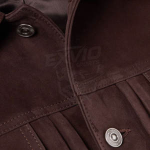 Contemporary Fashion Outerwear <b>Suede</b> <b>Jacket</b> Soft Feel Comfortable Fit Suitable For Street Wear And Lifestyle Use - Product Image 5