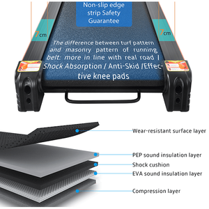 Tapis Roulant Elettrico Pieghevole 14.8KM/h, Capacità 330LBS, Motore da 3.5HP, Allenamento Aerobico, Display LCD, Medio - Product Image 5