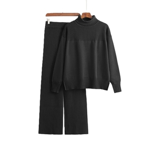 ชุดเสื้อกันหนาวผู้หญิงคุณภาพสูง ผ้าฝ้ายถัก ระบายอากาศได้ดี สวมใส่สบาย  รับสกรีนโลโก้ - Product Image 6