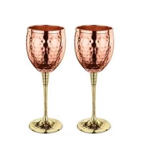 Gobelet à vin en laiton de haute qualité, finition antique, luxe, pour table, fabriqué en Inde, au meilleur prix. - Product Image 5