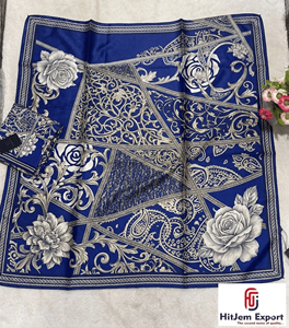 Tissu en satin pour foulards en gros, conception imprimée personnalisée, fabricant OEM ODM avec étiquette privée pour la promotion de la marque et le marketing - Product Image 3