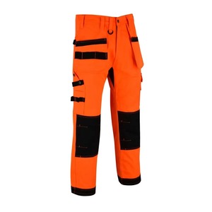 Men's Construction <b>Worker</b> Safety Pants Overall Tactical Trousers Reflective Stripes Breathable Fabric CE Certified Customizable - Product Image 2