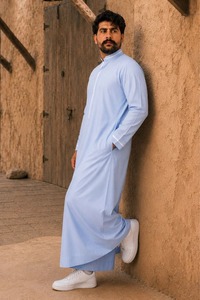 Fournisseur de thobes sur mesure, robe arabe traditionnelle, tissu confortable pour les marques de mode et les commandes en gros - Product Image 4