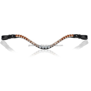 โซ่พลอยเทียมประดับคริสตัลทำด้วยมือแบบกำหนดเองทรงคลื่นตกแต่งหนังแท้ - Product Image 6