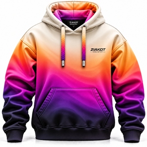 Custom Fleece <b>Hoodie</b> Wholesale Heavyweight Pullover Sweatshirt Custom Logo Hoodies ZIAKOT INDUSTRY Pakistan Manufacturer - Product Image 1