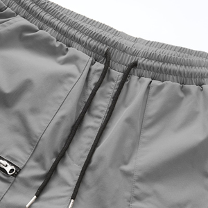 Classic Solid Color Mens Cargo Jogger Pants Minimal Multi Pocket Design Casual Bottoms Cargo Trousers For Urban Life Wear - Product Image 5