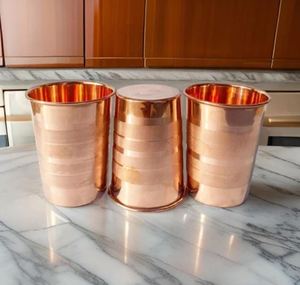 Verres à boire en cuivre gravés, design personnalisé, gobelets métalliques pour eau, jus, cocktails, durables, réutilisables, pour cuisine et bar. - Product Image 6