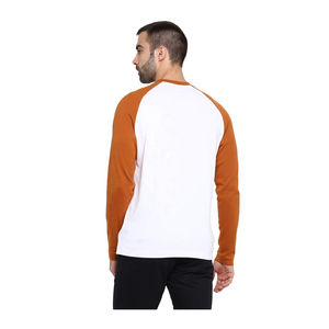 Camiseta de Manga Larga para Hombre, Diseño Liso, 100% Algodón, Ecológica, Transpirable, Cuello Redondo, Alta Calidad, Venta al Por Mayor - Product Image 4