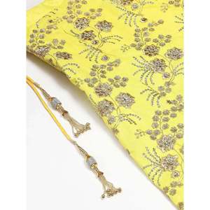 Lehenga Choli de mariée thaïlandais en soie brodée au néon pour femmes - Product Image 4