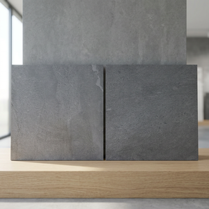 Carrelage extérieur en ciment gris foncé rugueux, surface mate, 600*900 mm, 20 mm, antidérapant, pour sol et mur, 2 cm, corps plein - Product Image 3