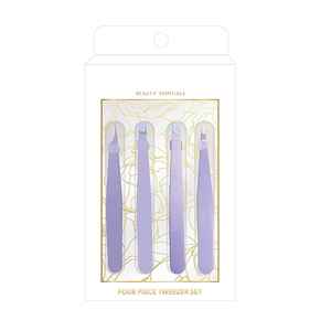 Ensemble de pinces à sourcils professionnelles en acier inoxydable avec pointes de précision pour un façonnage durable des sourcils et un arrêtage des poils, couleur personnalisée - Product Image 2