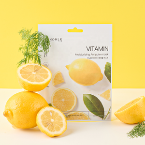 Paquete de hoja facial con infusión de vitamina RENOBLE hidratante 22ML ampolla de Corea para la piel seca en la cara cuerpo hecho colágeno CEJ BEAUTY - Product Image 2