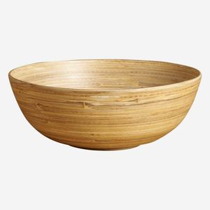 Bol à fruits en bambou, écologique, fait main, bol de service, fabricant en gros sur mesure, fournisseur direct d'usine du Vietnam - Product Image 2