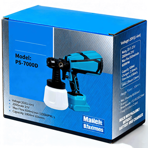 Portable 1000ml Cordless Brushless Motor Electric Spray Gun Wireless <strong>Paint</strong> <strong>Sprayer</strong> for DIY Battery Operated Grade - Product Image 6