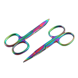 Tijeras de Uñas Premium de Alta Calidad, Hoja Curva, Mango de Acero Inoxidable, Diseño de Orificio Cuadrado, Ligeras, para Cutículas y Uñas - Product Image 6
