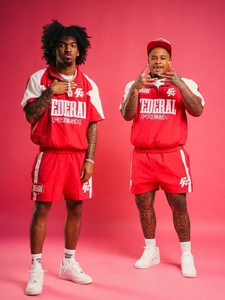 Custom <b>Red</b> Designs Windbreaker <b>Jacket</b> and Pants Set with Premium Nylon Material and Wholesale Manufacturing for Global Buyers - Product Image 6