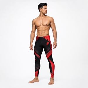 Leggings Deportivos Premium para Hombre, Diseño para Gimnasio, Entrenamiento, Running, Ciclismo, Fitness, Tejido Elástico, Ajuste Cómodo y Transpirable - Product Image 1