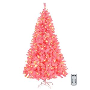 6ft 250 Warm White LED Lights PVC Material 900 Branches Automatic Tree Structure 8 Modes Remote Control Christmas Decorations - Product Image 1
