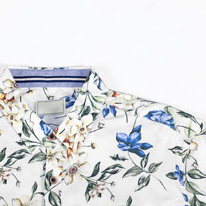 Chemises hawaïennes décontractées pour hommes, à manches courtes, imprimées de motifs floraux tropicaux, style Aloha, pour les vacances, sur mesure OEM/ODM - Product Image 2