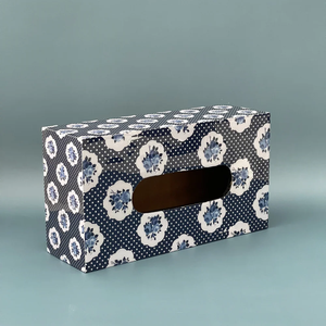 Caja de almacenamiento de pañuelos y servilletas de madera hecha a mano con estampado, elegante organizador de mesa para decoración del hogar, hotel, restaurante, cafetería. - Product Image 5
