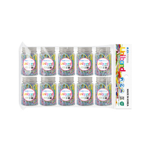Bandes élastiques pour cheveux en TPU, fabriquées en Corée, unisexes, personnalisées OEM ODM, dans une bouteille en plastique, non toxiques, élastiques, certifiées OEKO-TEX - Product Image 4