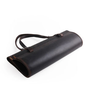 Sac fourre-tout unisexe en cuir ciré imperméable pour transport de bois de chauffage, protection de luxe pour le camping et la maison, anti-odeur pour cheminée - Product Image 3