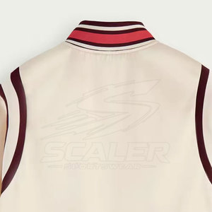 Chaqueta Varsity de Invierno para Hombre, Estilo Universitario, a la Moda, con Parches Bordados en la Parte Delantera, Transpirable, Resistente al Viento, con Forro Interior Suave - Product Image 5