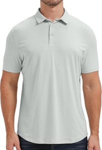 Camiseta de Golf Unisex de Forro Polar de 240 g/m², Sólida, de Media Manga, Transpirable, de Alta Calidad, Informal, para Hombre - Product Image 3