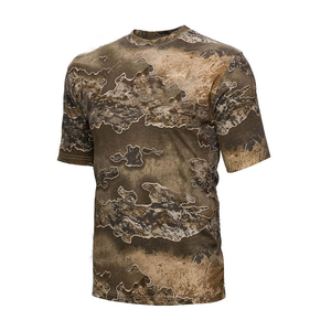 T-shirt de chasse pour homme le plus vendu, marque privée, prix de gros, vêtements de haute qualité, chemises de chasse en pur coton pour l'extérieur - Product Image 3
