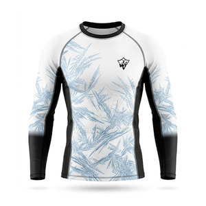 Performance Long Sleeve Rash Guard for Men Athletic <b>Compression</b> <b>Shirt</b> with Lightweight Stretch Fabric - Product Image 2