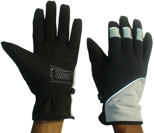 Gants d'hiver imperméables pour le ski, le vélo et la course à pied, antidérapants, réfléchissants, en néoprène, unisexes, coupe-vent - Product Image 3