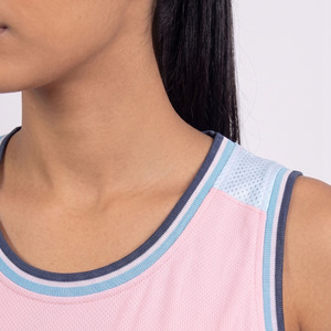 Camiseta de Lacrosse para Mujer, Transpirable, Sublimada, Ligera, sin Mangas - Product Image 5