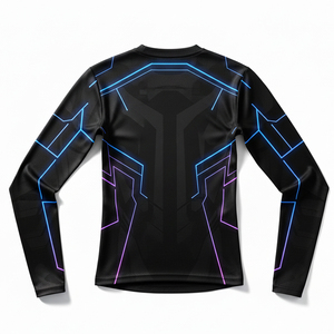 Wholesale Compression Shirt Sublimation Print Breathable Spandex Running Base Layer Athletic Tight Fit Sportswear Tee - Product Image 4