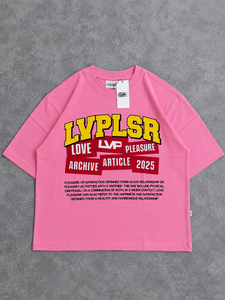 เสื้อยืดคอตตอนฟลีซพิมพ์ลายกราฟิกขนาดใหญ่พิเศษสำหรับผู้ชาย สตรีทแวร์พรีเมียม เนื้อผ้าหนา 300 กรัม ทรงปกติ แขนสั้น สวมใส่สบาย - Product Image 3