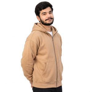 Hoodies personnalisés pour hommes, en molleton, avec impression puff, marque de mode sur mesure pour les marques américaines. - Product Image 1