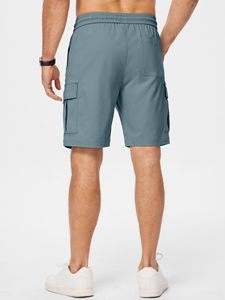 Tela de secado rápido para entrenamiento y actividades deportivas Pantalones cortos de verano premium para hombre Tela ligera y transpirable para uso casual y al aire libre - Product Image 5