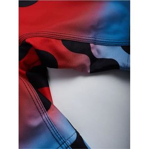 กางเกงมวยไทยสั่งทำสีพื้นแบบใหม่ พร้อมปักโลโก้  ผ้าไนลอน  ขายส่ง - Product Image 3