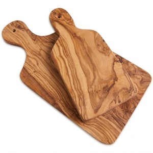 Planche à découper en bois épaisse personnalisée pour cuisine, extra durable, en bois de manguier rayé, vierge pour gravure laser de logo - Product Image 2