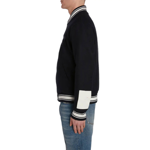 New ODM Good Quality Custom Embroidered Letterman Leather Varsity <b>Jacket</b> for Men'<b>s</b> Low Price - Product Image 3