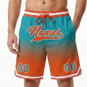 Pantalones Cortos Deportivos Casuales Personalizados para Hombre, con Cintura Elástica y Bolsillos, Impresión por Sublimación, Tela de Lona de Secado Rápido - Product Image 5