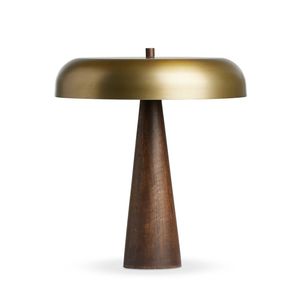 Lámpara de Mesa Metálica Minimalista, Lámpara Decorativa con Pantalla de Cúpula para Dormitorio, Sala de Estar - Product Image 2