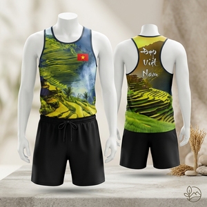 Custom Runner Tank Top OEM ODM Wholesale Quick Dry <b>Running</b> <b>Singlet</b> Manufacturer - Product Image 3