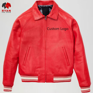 Vestes en cuir sur mesure pour hommes, couleurs unies, logos personnalisés, grandes tailles, vestes respirantes de Ryan Pro Gear - Product Image 1
