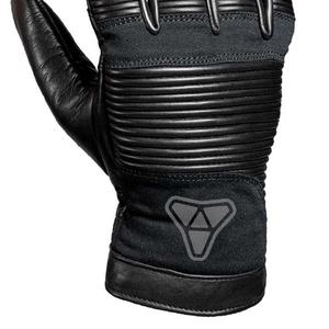Gants de moto en cuir véritable personnalisés pour hommes Gants d'équitation à doigts entiers coupe-vent d'été respirants pour hommes avec protection dure - Product Image 6